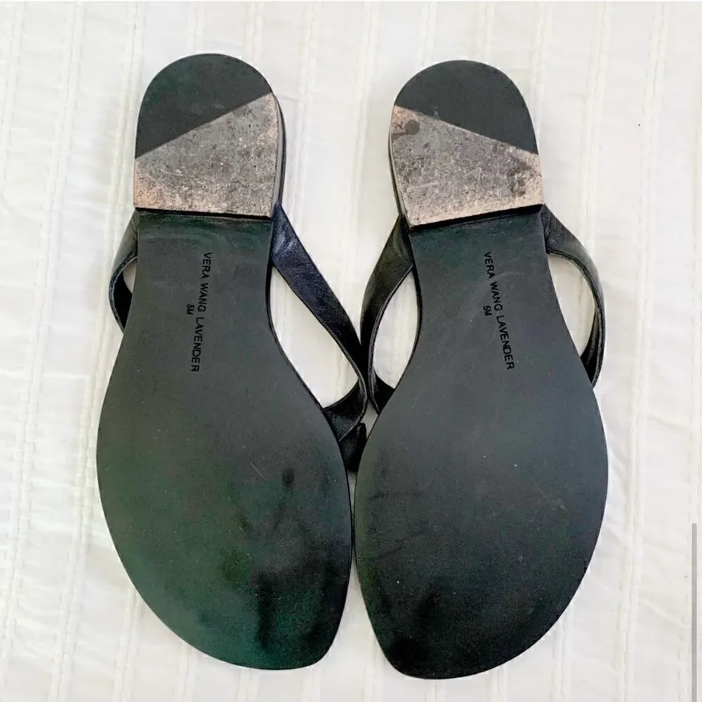 Vera Wang Lavender Collection leather sandals